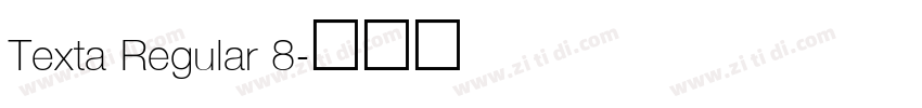 Texta Regular 8字体转换
